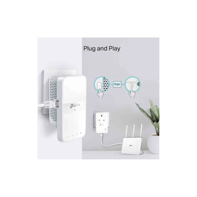 TL-WPA7617 KIT AV1000 GIGABIT POWERLINE AC1200 WI-FI KIT 300Mbps TP-LINK — image 6