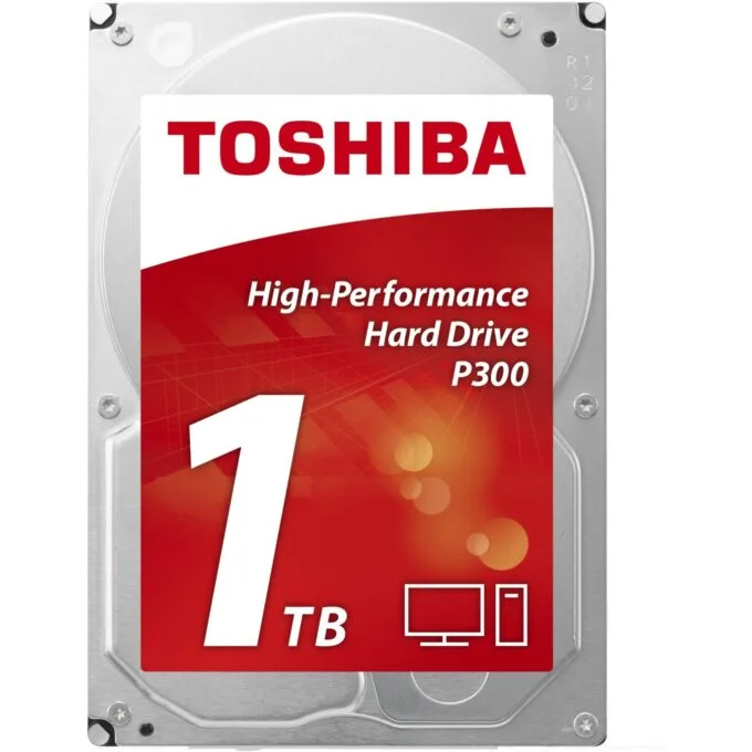 Toshiba P300 1TB HDD - 3.5-inch Desktop, 7200 RPM, 64MB Cache — image 1