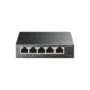 TP-Link 5-Port Gigabit Desktop Switch - TL-SG105s - Metal Housing, Black, Unmanaged