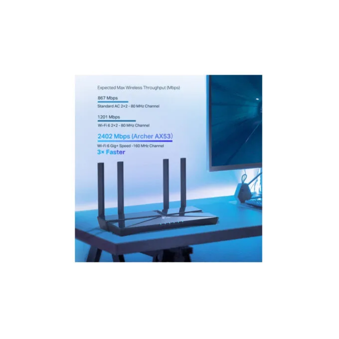 TP-Link Archer AX53 Wi-Fi 6 Router AX3000 4xGig LAN 4Ant Black — image 4
