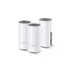 TP-Link Deco E4 - AC1200 Dual-Band Mesh Wi-Fi System (3-Pack) - Up to 4000 sq ft Coverage