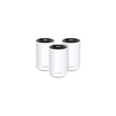 TP-Link Deco X75 AXE5400 Mesh Wi-Fi 6E System - 3-Pack - White, Tri-band, 1.7 GHz Quad-Core CPU
