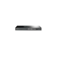 TP-Link JetStream TL-SG2218 - 16-Port Gigabit L2 Managed Switch, 2 SFP, Fanless, Rackmount, Black