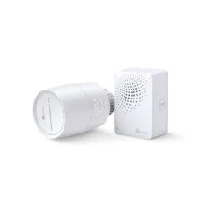 TP-Link Kasa KE100 Smart Thermostatic Radiator Valve - KE100 - White, Rotary Control, M30×1.5, AA Batteries