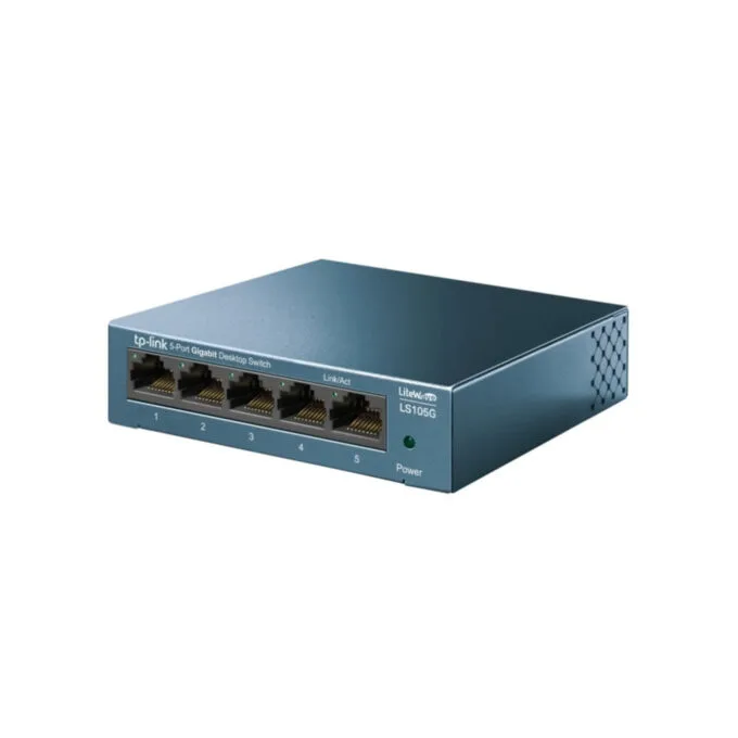 TP-Link LiteWave Desktop Switch - LS105G - 5-Port Gigabit Unmanaged, Fanless — image 2