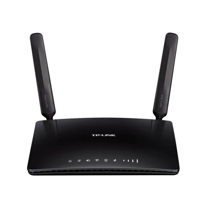 TP-Link MR6400 - 300Mbps 4G LTE Router - Single-band 2.4GHz, 4x LAN, Black — image 1
