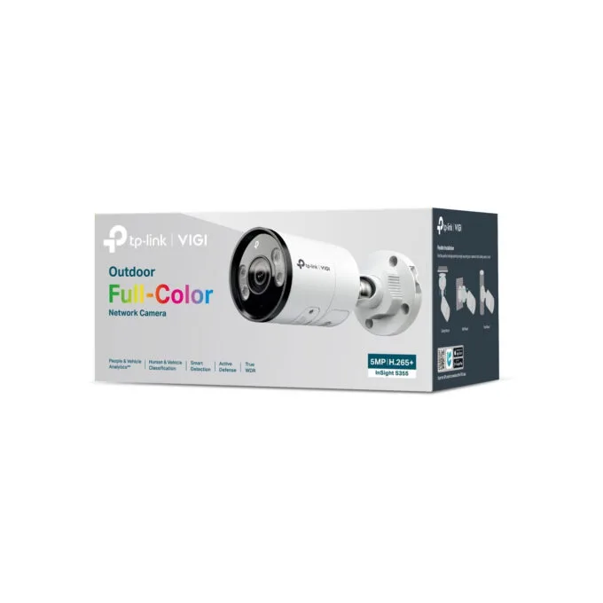 TP-Link Omada InSight S355 - 5MP (4mm) Outdoor Bullet Camera - White, IP67, Wired — image 4