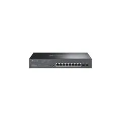 TP-Link Omada SG2210MP - 10-Port Gigabit Smart Switch (8x PoE+ 150W, 2x SFP) - Black, 1U Rackmount