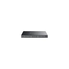 TP-Link Omada SG3452XMPP - 48x Gigabit PoE (40 PoE+/8 4PPoE) + 4x 10G SFP+, 750W, Black, 1U L2+ Managed