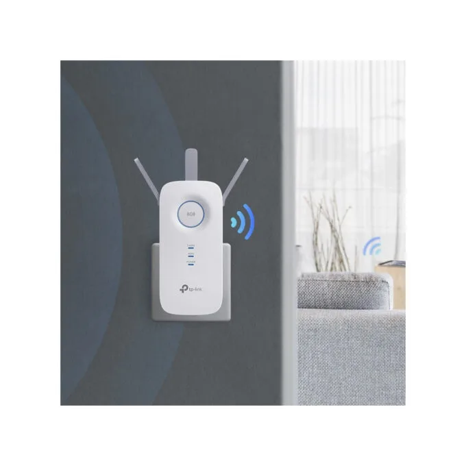 TP-Link RE450 (AC1750) - Dual-Band Wi-Fi Range Extender - White, 1300 Mbps (5GHz) + 450 Mbps (2.4GHz), Gigabit LAN — image 5