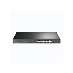 TP-LINK SG1218MP - SG1218MP - 18-Port Gigabit Rackmount PoE+ Switch, 1U, Black