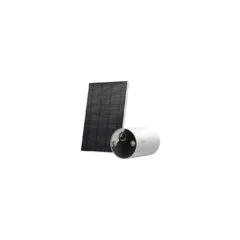 TP-Link Tapo C410 Kit - C410 + A201 - 2K (3MP) Battery/Solar IP65 Outdoor Wi-Fi Camera, White, 6400mAh, 2-way Audio