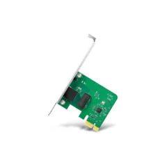 TP-Link TG-3468 PCIe x1 Network Card - RTL8168B, 1GbE, 1xRJ45, VLAN & WoL, Green/Grey