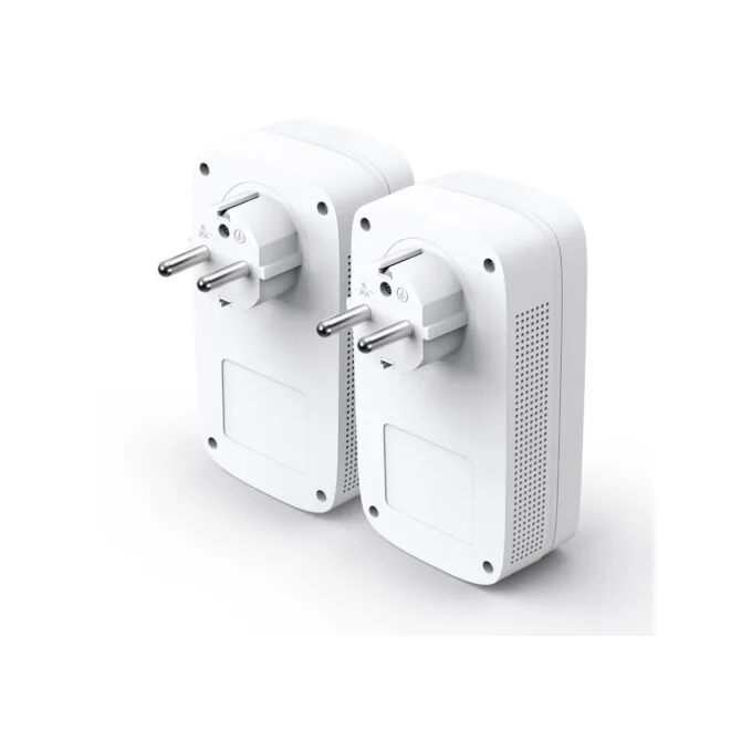 TP-Link TL-PA8033P Kit - AV1300 Powerline Adapter, 3x Gigabit Ports, Passthrough Socket, White — image 2