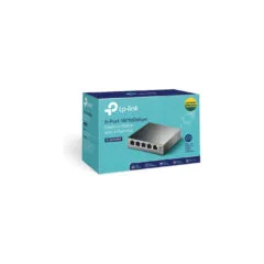 TP-Link TL-SF1005P - 5-Port Fast Ethernet Unmanaged Switch - 4x PoE (IEEE 802.3af), Desktop