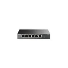 TP-Link TL-SF1006P - 6-Port 10/100 Fast Ethernet Unmanaged PoE Switch, 4x PoE+ Ports, Black