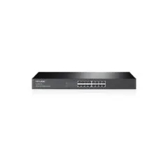 TP-Link TL-SF1016 - 16-Port 10/100Mbps Unmanaged Rackmount Switch, 1U, Black