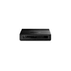 TP-Link TL-SF1016D - 16-Port Fast Ethernet Switch (10/100), Black, Rackmount Capable