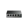 TP-Link TL-SG1005LP - 5-Port Gigabit Unmanaged Switch, 4x PoE+ - Black, Wall-mountable
