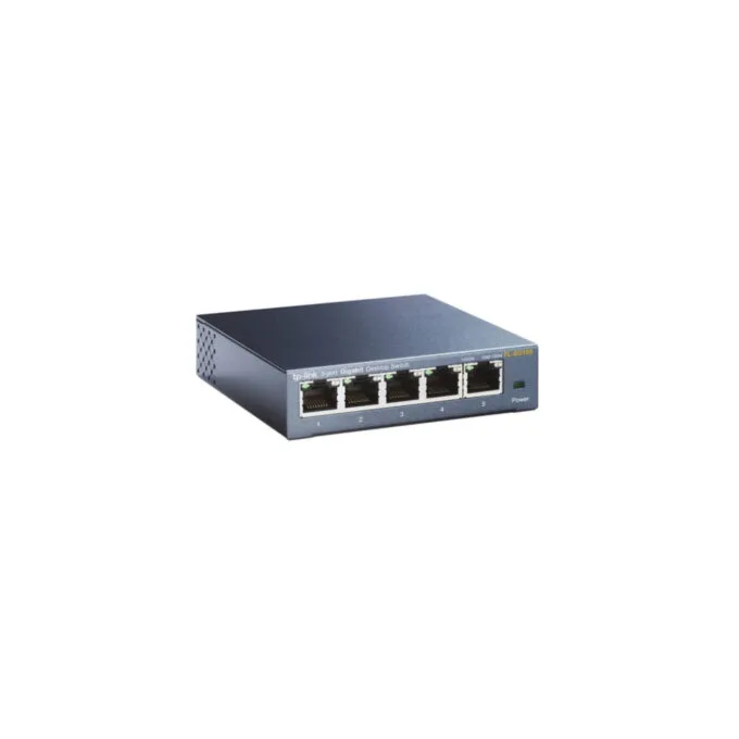TP-Link TL-SG105 - 5-Port Gigabit Unmanaged Desktop Switch, Black Metal Housing — image 2