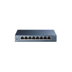 TP-Link TL-SG108 - 8-Port Gigabit Desktop Unmanaged Switch, Metal Case, Fanless, Energy-Efficient