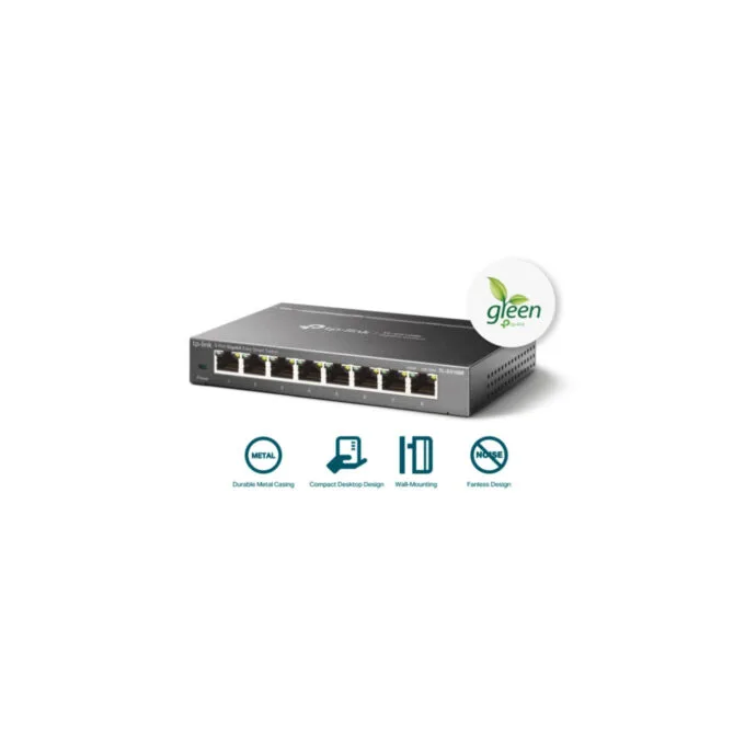 TP-Link TL-SG108E - 8-Port Gigabit Easy Smart Desktop Switch - Web-Managed, Energy-Efficient — image 5