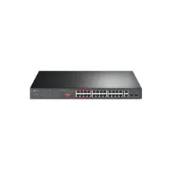 TP-Link TL-SL1226P - 26-Port Gigabit PoE Unmanaged Switch, 1U Rackmount, Grey