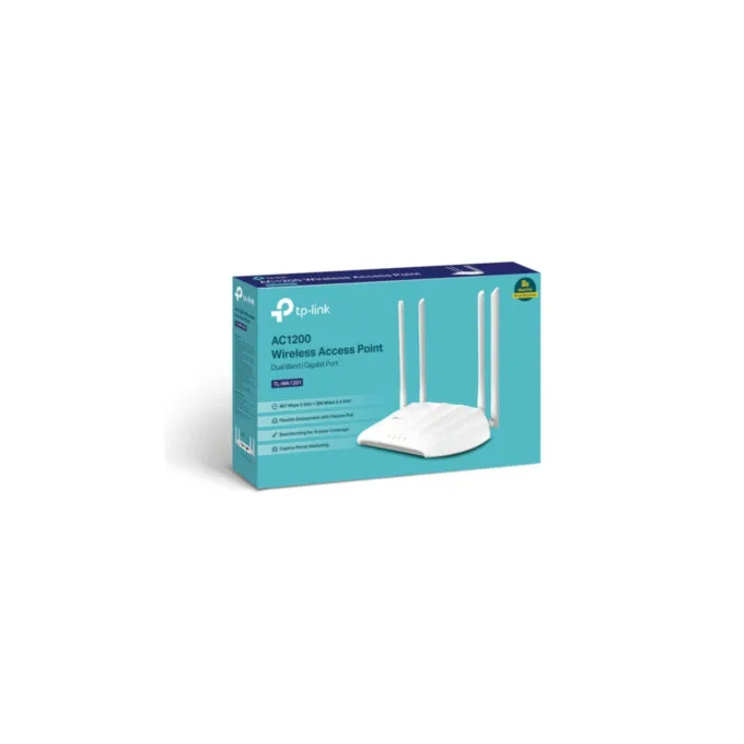 TP-Link TL-WA1201 Access Point - Dual-Band AC (Wi-Fi 5) - White, Gigabit Ethernet, PoE — image 3