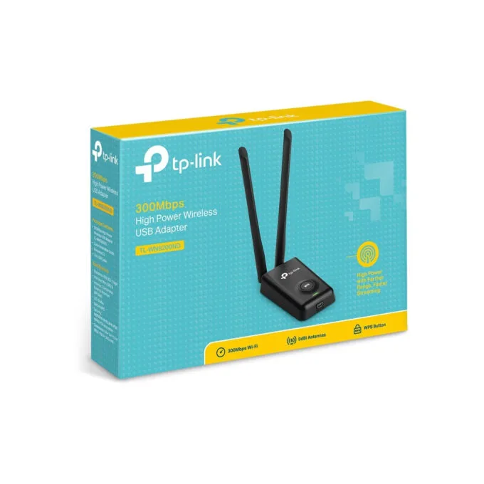 TP-Link TL-WN8200ND - 300Mbps High-Power USB Wi-Fi Adapter - Black, External Antenna — image 4