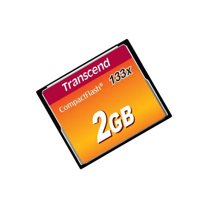 Transcend CompactFlash Card - 133x - Black, 2GB, 50 MB/s read, 20 MB/s write — image 4