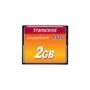 Transcend CompactFlash Card - 133x - Black, 2GB, 50 MB/s read, 20 MB/s write