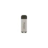 TRANSCEND ESD300S 512GB External SSD - ESD300S - Silver, USB-C, 10Gbps