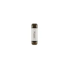 TRANSCEND External SSD - ESD310S - Silver, 1TB, USB 3.2 Gen2 (10Gbps), USB-C
