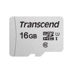 Transcend microSD Card 16GB SDHC - USD300S - microSD, 16GB
