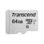 Transcend microSD Card 64GB SDXC USD300S - USD300S - microSD, 64GB