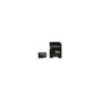 Transcend Premium MicroSDHC 4GB with Adapter - Black, 90 MB/s Read