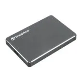 Transcend StoreJet 25C3N - 1TB USB 3.1 Portable HDD, Grey, Aluminium