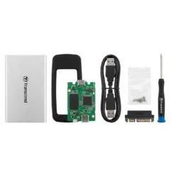 TRANSCEND StoreJet 25CK3 SSD/HDD 2.5-Inch SATA 6Gb/s Empty Enclosure Kit