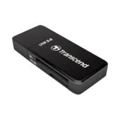 Transcend USB 3.0 SD/microSD Card Reader - TS-RDF5K - Compact, Plug-and-Play