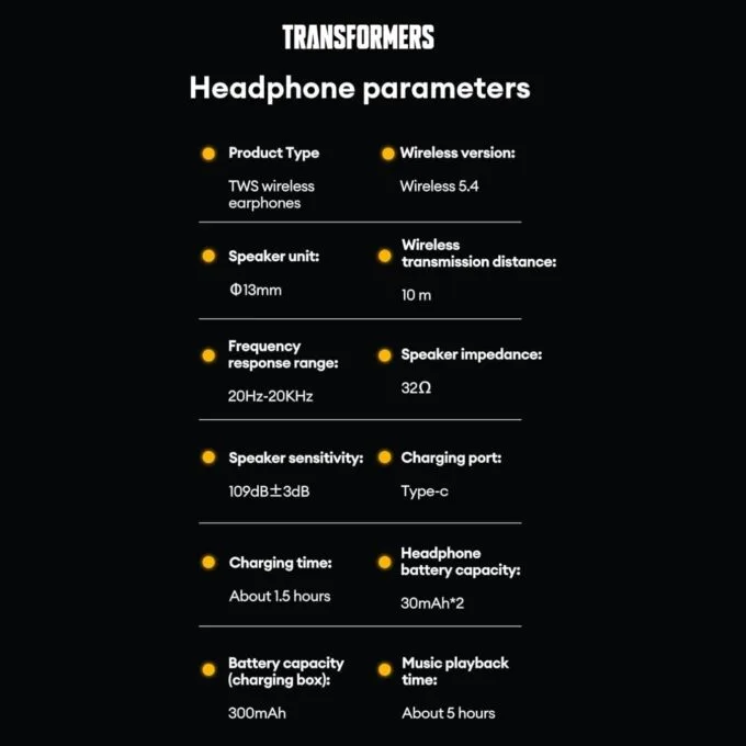 Transformers TWS Earphones - TF-T30 — image 9