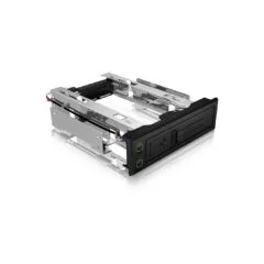 Trayless HDD enclosure for 1xSATA SAS 3.5' to 1xSATA Host – EasySwap – IB-166SSK-B – Black