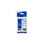 TZE231CIV 12mm 8M FLEXIBLE TAPE ROLL BLACK WHITE BROTHER