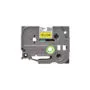 TZES641 18mm LAMINATED TAPE ROLL BLACK YELLOW BROTHER