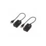 UA0021D USB 2.0 Cat.5 EXTENDER, 60 m, PIGTAIL, BLACK LOGILINK
