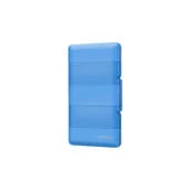 UA0417 STORAGE BOX FOR 4x M.2 NGFF NVME SSDS, SHOCKPROOF, BLUE, LOGILINK