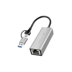 UA0422 USB-A -C TO 2.5G ETHERNET ADAPTER, GREY, LOGILINK