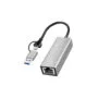 UA0422 USB-A -C TO 2.5G ETHERNET ADAPTER, GREY, LOGILINK
