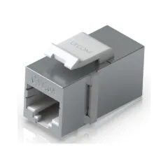 Ubiquiti Cat6A Keystone Coupler - UACC-Keystone-Coupler-C6A - Flat, Stainless steel, RJ-45 to RJ-45, Female-Female, Cat6a