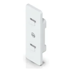 Ubiquiti DIN Rail Mount - UACC-Switch-DIN - White, Polycarbonate