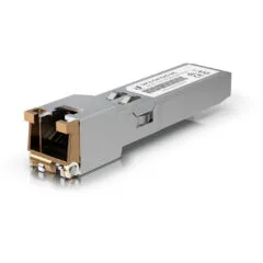 Ubiquiti UACC-CM-RJ45-MG - 10G SFP+ RJ45 Copper Transceiver, Copper/Stainless Steel, 10Gbps, 100m